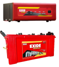 Exide STAR 12V 1625 VA Inverter and Exide Inva Gold 12V 150AH